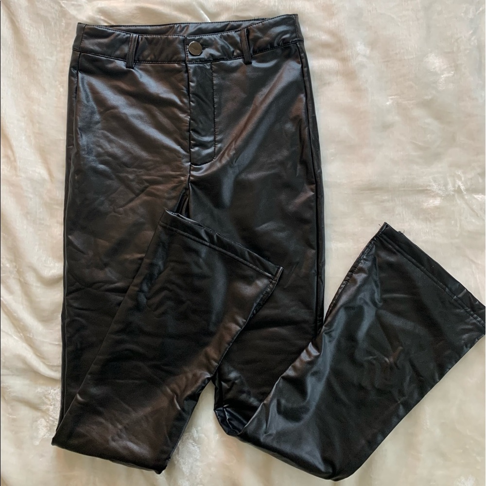 Faux Leather Pants